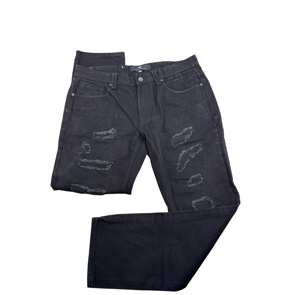 Jordan Craig Legacy Edition Aaron Black Distressed Ripped Jeans Mens 36x32